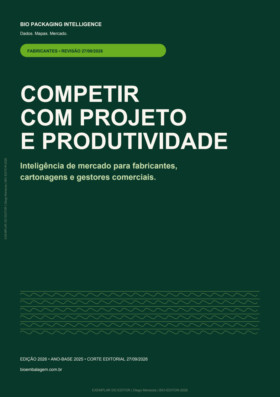 Capa do relatório para fabricantes